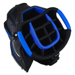 TaylorMade Deluxe Cart Bag - Black/Blue - Tony Valentine - Cart Bags