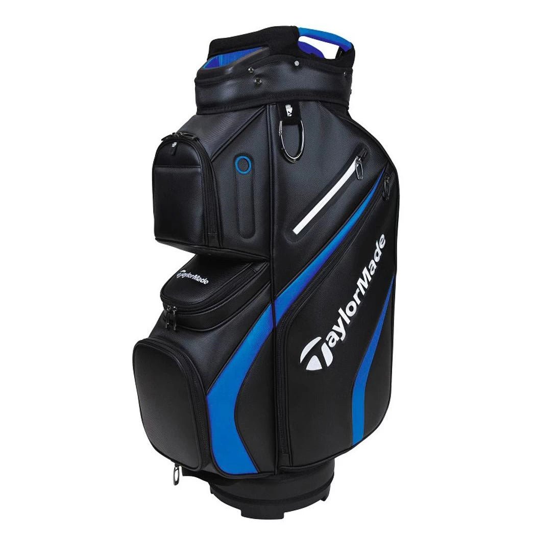 TaylorMade Deluxe Cart Bag - Black/Blue - Tony Valentine - Cart Bags