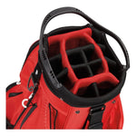 TaylorMade TM23 Pro Cart Bag - Red - Tony Valentine - Cart Bags