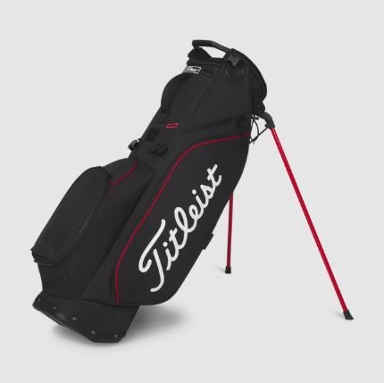 Titleist Players 4 Stand Bag Black/Red/White - Tony Valentine - Stand Bags
