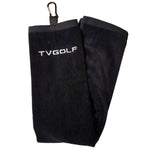 TV GOLF Tri Fold Towel - Black