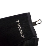 TV GOLF Tri Fold Towel - Black