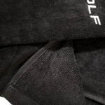 TV GOLF Tri Fold Towel - Black