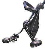 TV GOLF 3 Wheeled Push Trolley - Plus FREE Umbrella Holder - Tony Valentine - Push Trolley