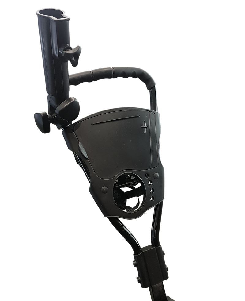 TV GOLF 3 Wheeled Push Trolley - Plus FREE Umbrella Holder - Tony Valentine - Push Trolley