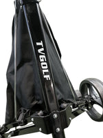TV GOLF 3 Wheeled Push Trolley - Plus FREE Umbrella Holder - Tony Valentine - Push Trolley