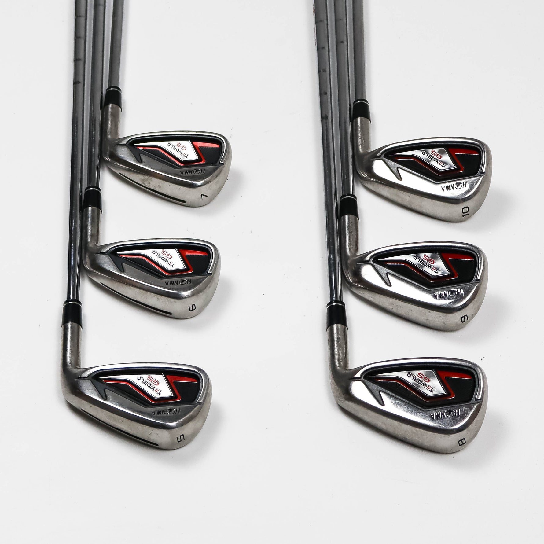 Honma T//World GS Irons 5-PW Stiff 2 Flat (Used)