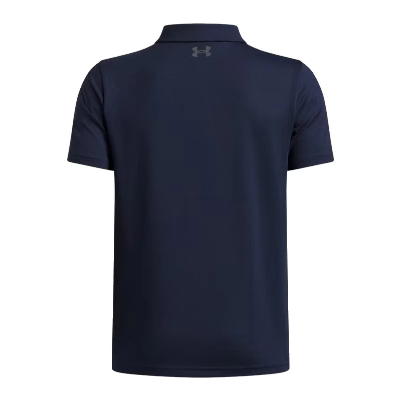 Under Armour Boys Matchplay Polo Shirt Academy/Pitch Grey