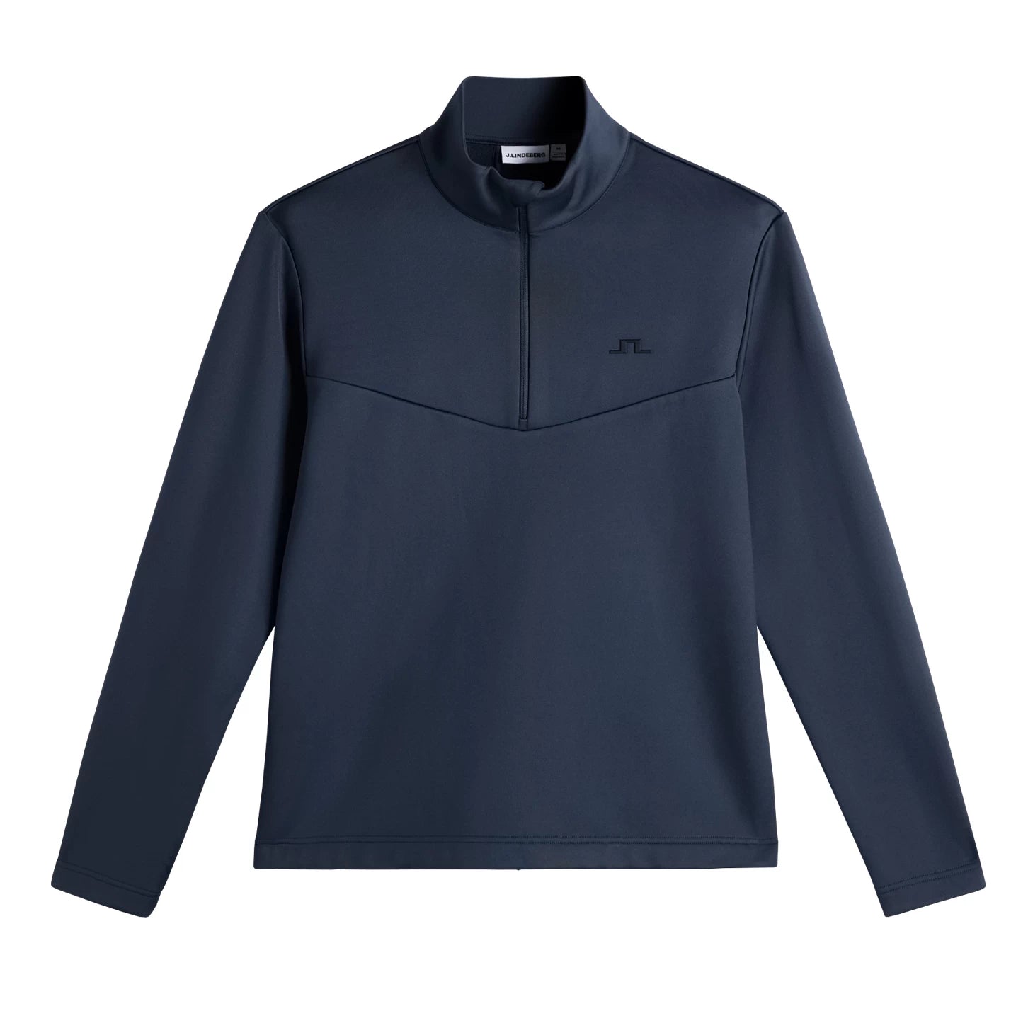J.Lindeberg Mens Maclean Quarter Zip Mid Layer JL Navy GMJS17071