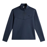 J.Lindeberg Mens Maclean Quarter Zip Mid Layer JL Navy GMJS17071