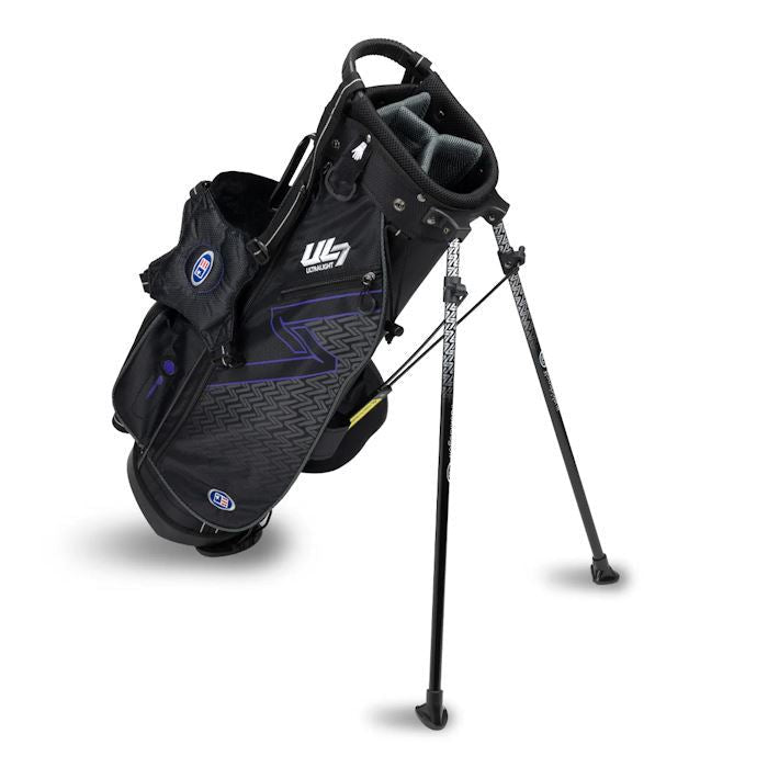 US Kids UL7 54 Stand Bag/27.5 Inch, Black/Purple Bag - Tony Valentine - 