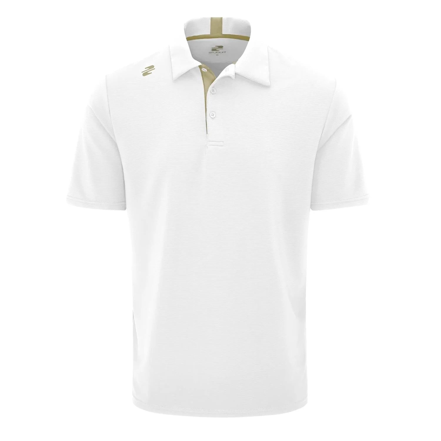 Stuburt Mens Hustle Performance Golf Polo Shirt White