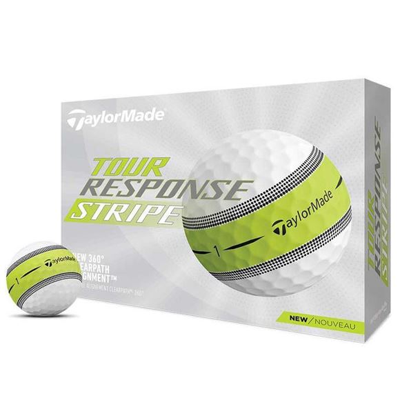 Picture of TaylorMade Tour Response Stripe Golf Balls - White