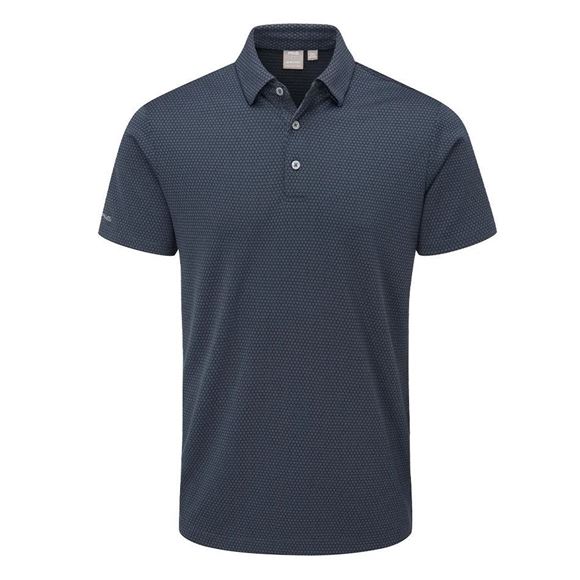 Picture of Ping Mens Halcyon Polo Shirt - Oxford Blue Multi