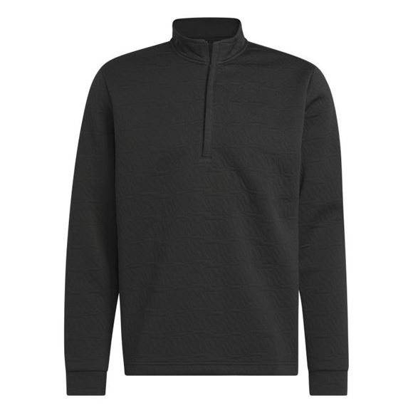 Picture of adidas Mens DWR Quarter-Zip Sweatshirt - Black	HZ0436