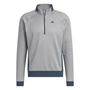 Picture of adidas Mens DWR Quarter-Zip Sweatshirt - Grey/Green HZ0431