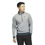 Picture of adidas Mens DWR Quarter-Zip Sweatshirt - Grey/Green HZ0431