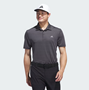 Picture of adidas Mens Ultimate 365 Printed Mesh Polo Shirt - Grey Five/Black IS8867