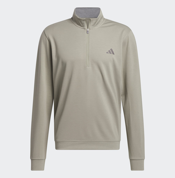 Picture of adidas Mens Elevated 1/4 Zip Pullover - Silver Pebble IU4492