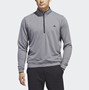 Picture of adidas Mens Lightweight 1/4 Zip Sweatshirt - Grey Three IU4513