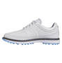 Picture of adidas Modern Classic Spikeless Golf Shoes - White/Silver/Blue IF0322