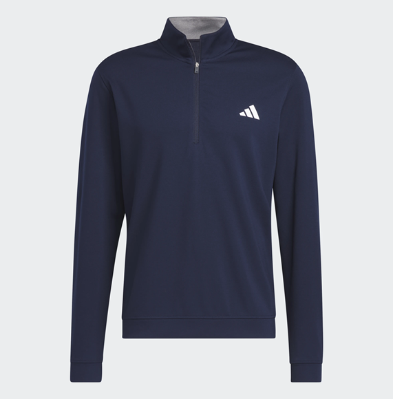 Picture of adidas Mens Elevated 1/4 Zip Pullover - Navy IB6114