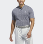 Picture of adidas Mens Sport Stripe Polo Shirt - Navy/White IS8869