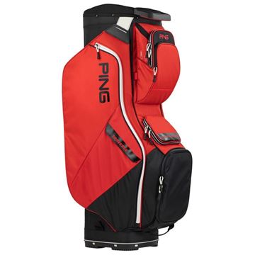 Picture of Ping Traverse Cart Bag - Red / Black / White 2024