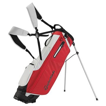 Picture of TaylorMade FlexTech Super Lite Stand Bag - Silver/Red 2024