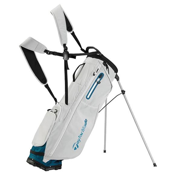 Picture of TaylorMade FlexTech Super Lite Stand Bag - Silver/Navy 2024