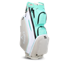 Picture of Callaway Org 14 Cart Bag - Aqua/White/Silver Heather 2024