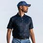Picture of Ping Mens Gold Putter Printed Polo Shirt - Navy Multi