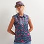 Picture of Ping Ladies Olive Stand Collar Polo Shirt - Navy Multi