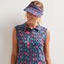 Picture of Ping Ladies Olive Stand Collar Polo Shirt - Navy Multi