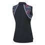 Picture of Ping Ladies Ansie Sleeveless Zip Neck Polo Shirt - Navy Multi