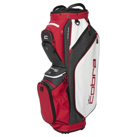 Picture of Cobra UltraLight Pro Cart Bag - Ski Patrol Red/White