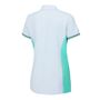 Picture of Ping Ladies Kirby Zip Neck Polo Shirt - White/Aruba Blue