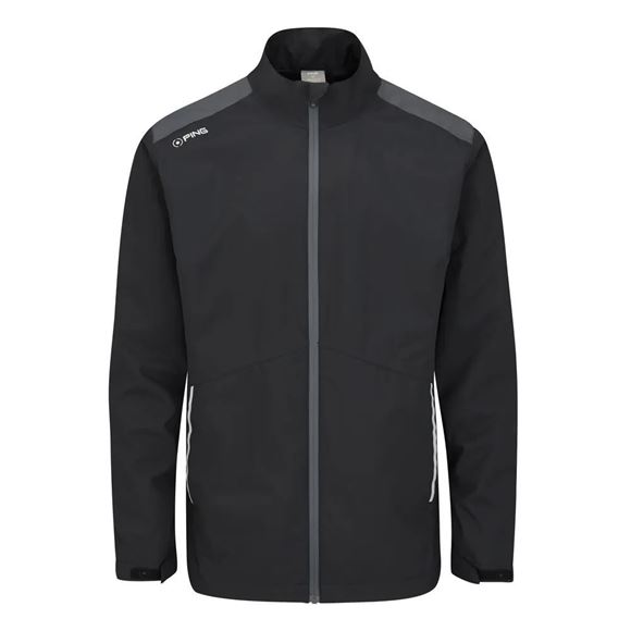 Picture of Ping Mens SensorDry S2 Waterproof Jacket  2023 - Black/Asphalt