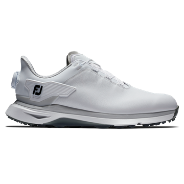 Picture of FootJoy Mens Pro SLX 2024 Golf Shoes - 56915 White/Grey BOA