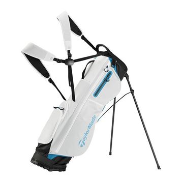 Picture of TaylorMade FlexTech Super Lite Stand Bag - Ivory/Black/Blue 2024