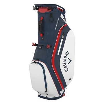 Picture of Callaway Fairway 14 Stand Bag 2024 - Navy Hounds/White/Red