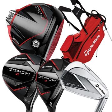 Picture of TaylorMade Stealth 2 Package Set - Driver, Fairway, Hybrid, Irons & Bag