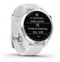 Picture of Garmin S42  Approach GPS Watch - Polished Silver / White Band