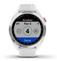 Picture of Garmin S42  Approach GPS Watch - Polished Silver / White Band