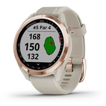 Picture of Garmin S42  Approach GPS Watch - Rose Gold with Light Sand Band
