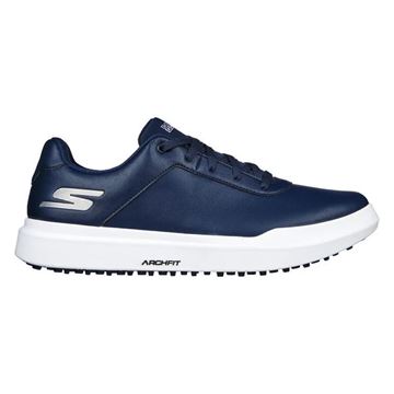Picture of Skechers Mens GO GOLF Drive 5 ArchFit Golf Shoes - 214037 Navy/White - Spikeless
