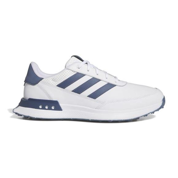 Picture of adidas Mens S2G SL Leather Golf Shoes 2024 - IF6606 - White/Navy - Spikeless