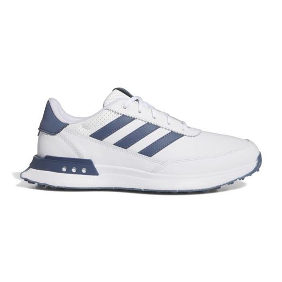 Picture of adidas Mens S2G SL Leather Golf Shoes 2024 - White/Navy IF6606