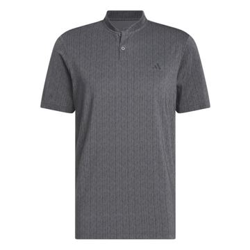 Picture of adidas Mens Ultimate365 Printed Polo Shirt - Grey Six/Black IU4404