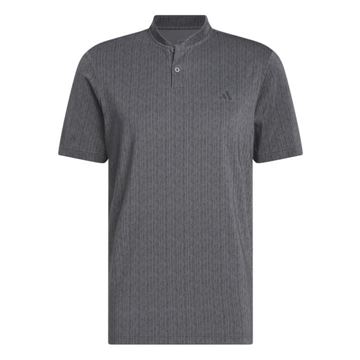 Picture of adidas Mens Ultimate365 Printed Polo Shirt - IU4404 - Grey Six/Black